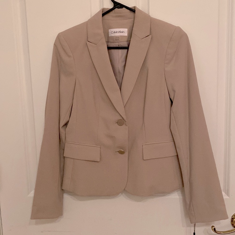 Calvin Klein Women's Two Button Lux Blazer Petite New with Tag - Picture 1 of 6